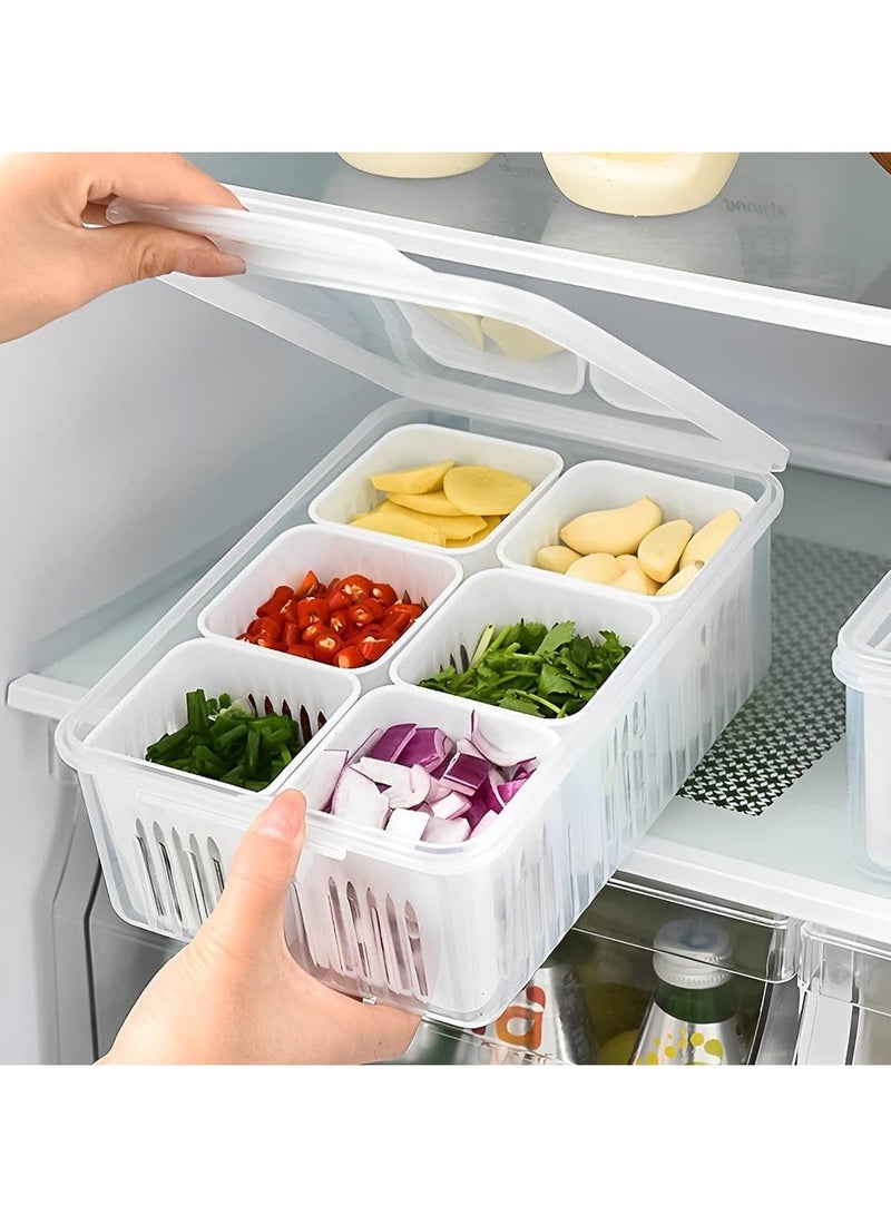 بيوينتي حاوية حفظ الطازج في الثلاجة 6 شبكات - Image 5